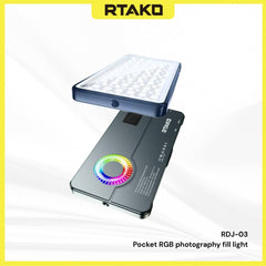RTAKO - RDJ-03 Pocket RGB Photography Fill Light