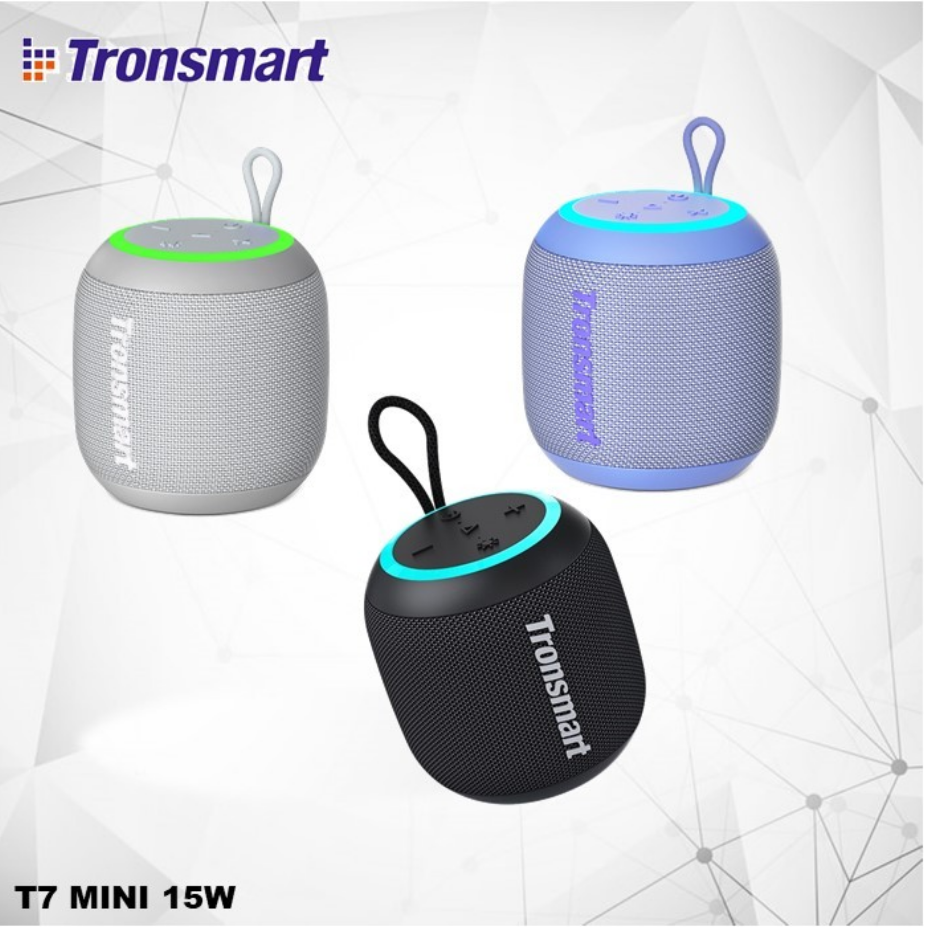 TRONSMART T7 Mini 15W Portable Wireless Bluetooth Outdoor Speaker - Black