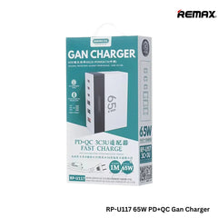 REMAX RP-U117 Miny Pro Series PD+QC Charger Strip (65W)