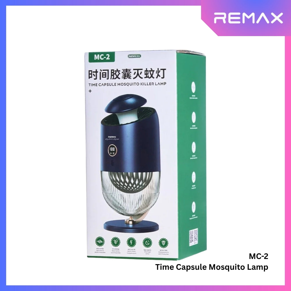 REMAX - MC-2 Time Capsule Mosquito Killer Lamp (5W) - Blue