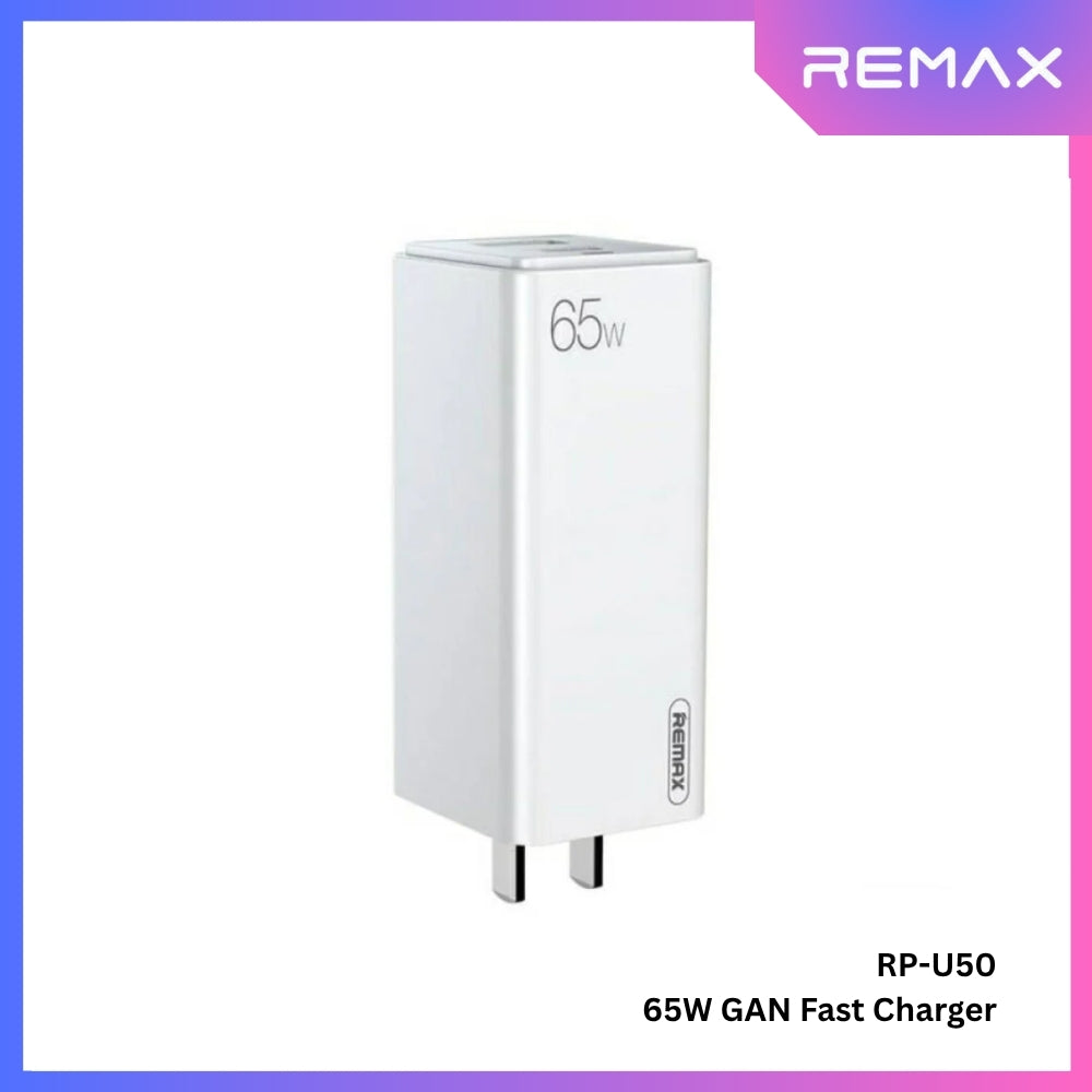 REMAX - RP-U50 GAN Charger (65W) - White