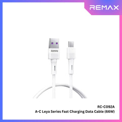 REMAX - RC-C092A Leya Series USB to Type-C Fast Charging Data Cables (66W) - White