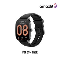 AMAZFIT - POP 3S Smart Watch - Black
