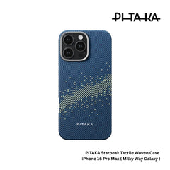 PITAKA - iPhone 16 Pro Max Case ( StarPeak Tactile Woven ) - Milky Way Galaxy