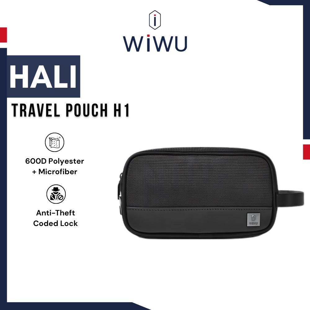 WIWU - Hali Travel Pouch - Black