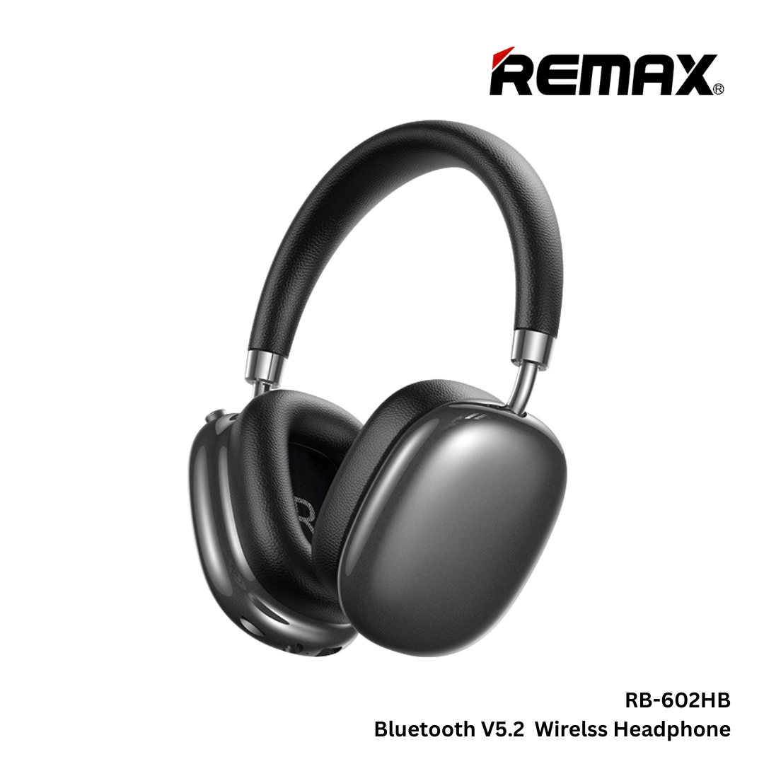 Remax RB-602HB Bluetooth V5.2 Wireless Headphone - Black