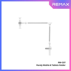 REMAX - RM-C07 Handy Holder For Mobile & Tablets ( 4-13 Inches ) - White