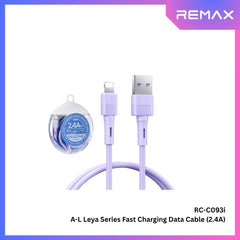 REMAX - RC-C093i Leya Series USB To Lightning Fast Charging Data Cable (2.4A) - Purple