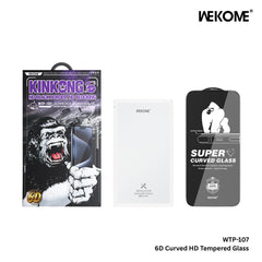 WEKOME - WTP-107 6D Curved HD Tempered Glass - iPhone 16 Pro Max