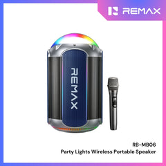 REMAX - RB-MB06 Lighting Party Bluetooth Wireless Speaker ( 120W ) - Black