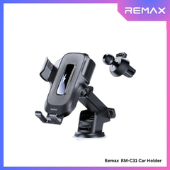 REMAX - RM-C31 Smart Wireless Charging Car Holder (15W) - Black