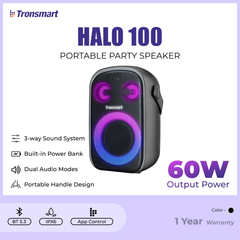 TRONSMART Halo 100 60W Portable Wireless Bluetooth Outdoor Speaker - Black