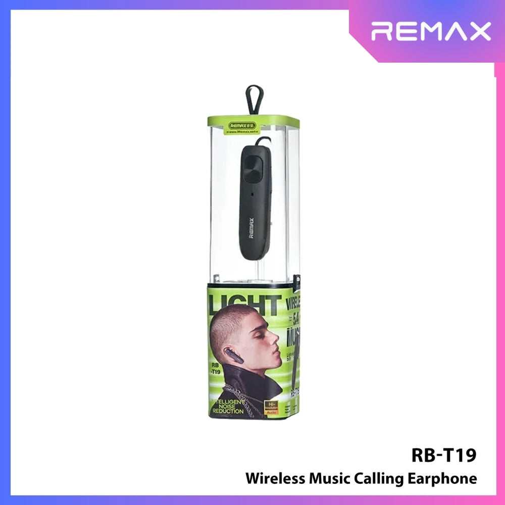 REMAX - RB-T19 Wireless Bluetooth Headset - Black