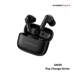 GADGET MAX - GM39 Pop Change Bluetooth Wireless Earbuds - Black