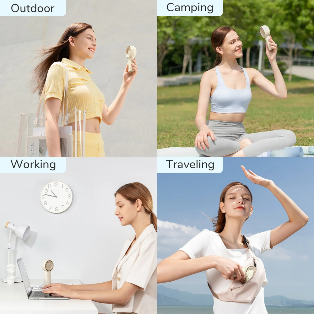 JisuLife - Handheld Fan Life 5 ( 4500mAh ) - Brown