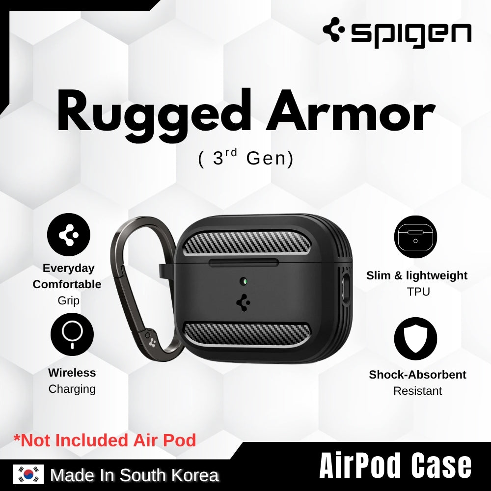 Spigen - Rugged Armor Series AirPods Case (3rd Gen)