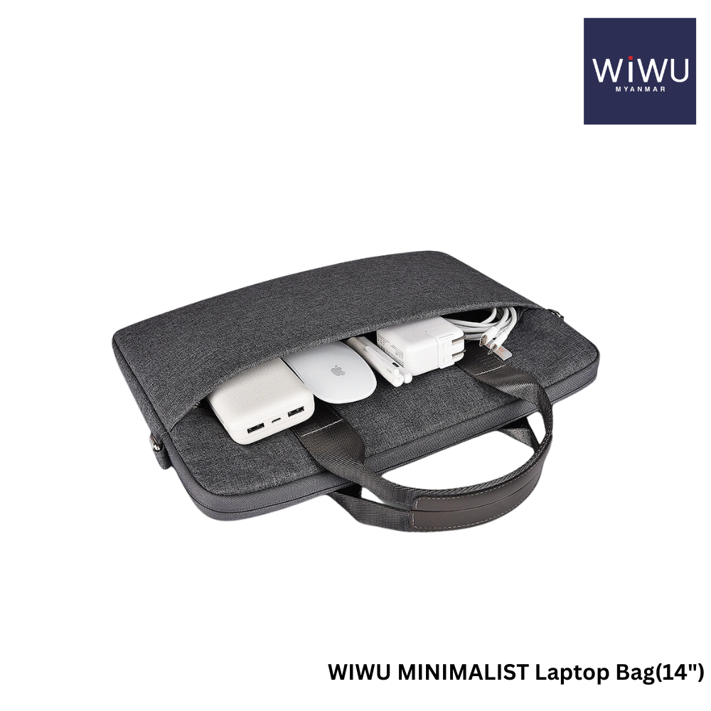 WIWU Minimalist Laptop Bag(14") - Grey