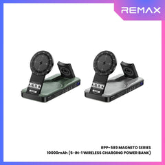 REMAX RPP-589 Magneto Series 10000mAh All-in-one Magnetic Wireless Power Bank - Grey