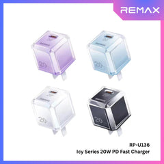 REMAX - RP-U136 Icy Series PD Fast Charger (20W) - White