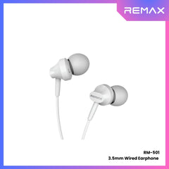 REMAX - RM-501 3.5mm Wired Earphone - White