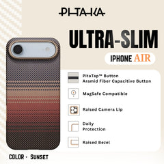 PITAKA - Ultra-Slim Case For iPhone Air - Sunset