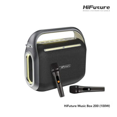 HiFuture - Music Box 200 Bluetooth Wireless Speaker ( 100W ) - Black