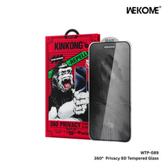 WEKOME - WTP-089 Space KK 9D 360° Privacy Tempered Glass - iPhone 17 Pro Max