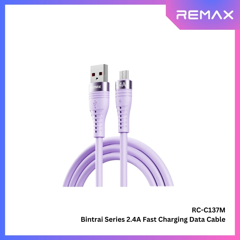REMAX RC-C137M Bintrai Series 2.4A Fast Charging Data Cable For Micro (1.2M)