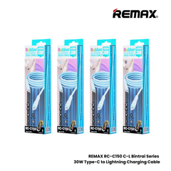 30W ( C to Lightning )-REMAX RC-C150 C-L Bintrai Series 30W Type-C to Lightning Fast Charging Data Cable - Black