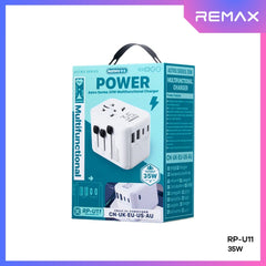 REMAX - RP-U11 Astro Series PD+QC Multifunctional Charger (35W) - White
