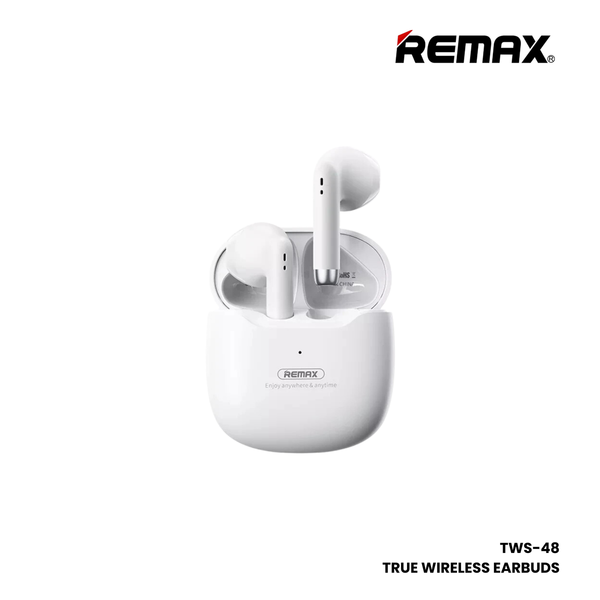 REMAX TWS-19 Marshmallow Series Wireless Bluetooth Earbuds - White