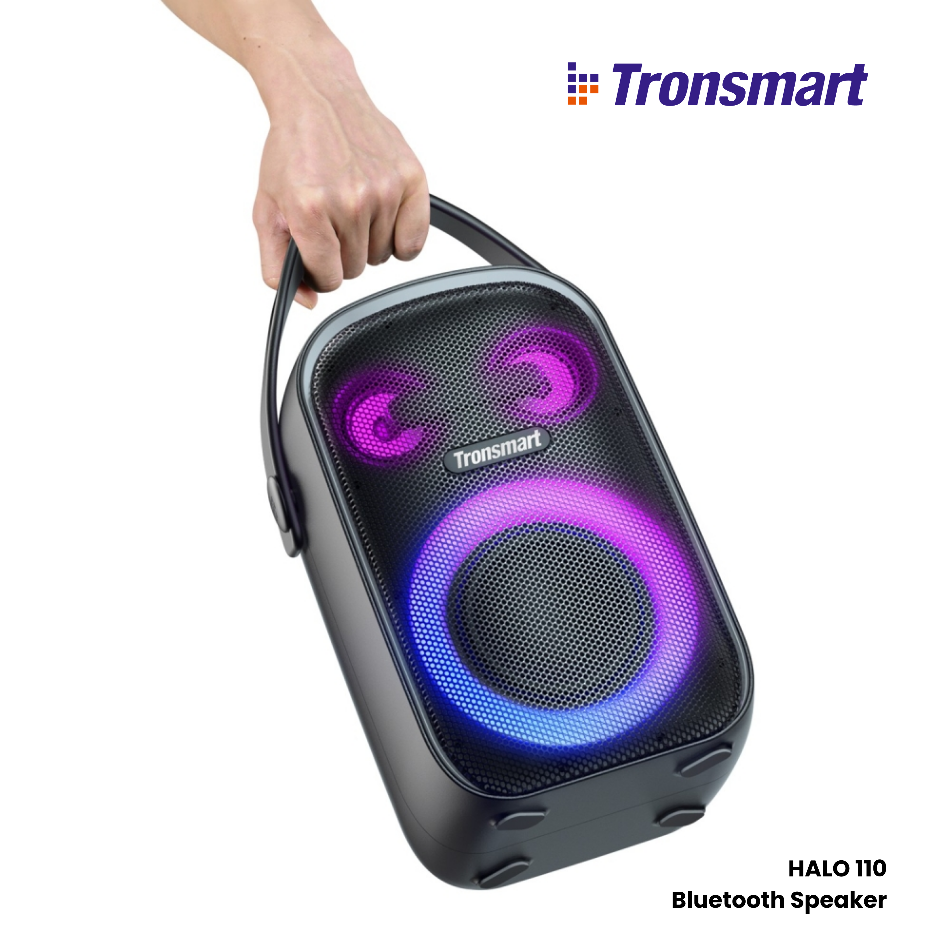 TRONSMART Halo 110 60W Portable Wireless Bluetooth Karaoke Speaker - Black