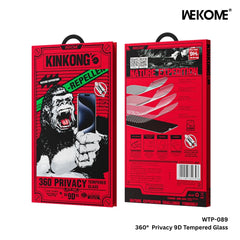 WEKOME - WTP-089 Space KK 9D 360° Privacy Tempered Glass - iPhone 17 Pro Max