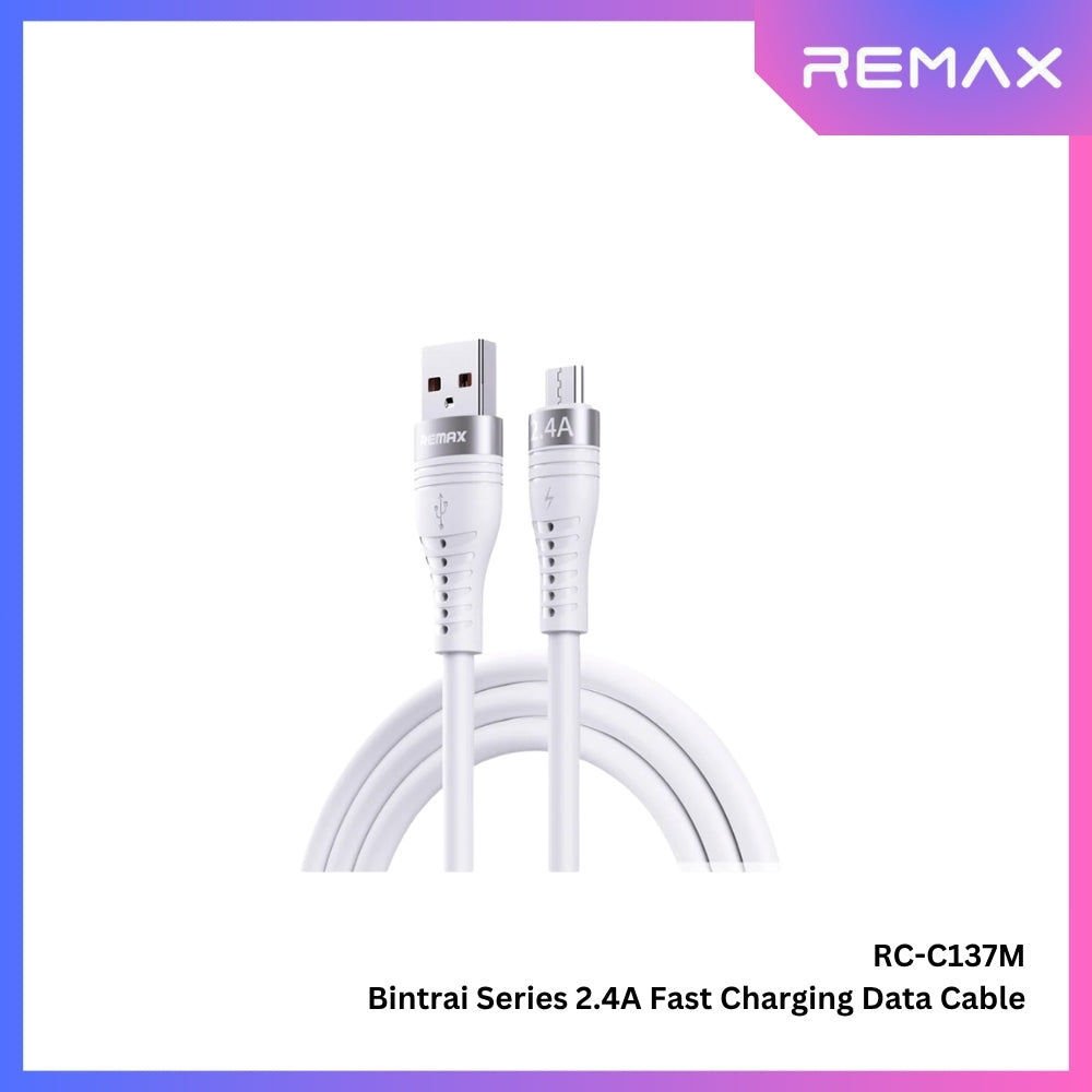 REMAX RC-C137M Bintrai Series 2.4A Fast Charging Data Cable For Micro (1.2M)