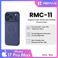 REMAX - RMC-11 iPhone 17 Pro Max Case ( Original Color Series ) - Blue