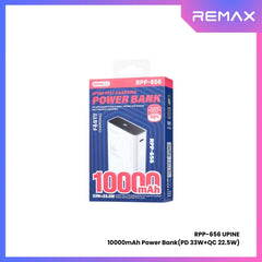 REMAX RPP-656 Upine Series 10000mAh PD+QC Fast Charging Power Bank(PD 33W+QC 22.5W) - White