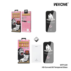 WEKOME - WTP-130 9D Curved Redlight HD Tempered Glass - iPhone 16 Pro Max