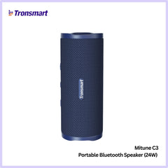 TRONSMART - Mirtune C3 Portable Bluetooth Wireless Outdoor Speaker - Blue