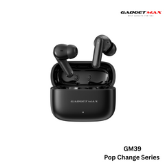 GADGET MAX - GM39 Pop Change Bluetooth Wireless Earbuds - Black