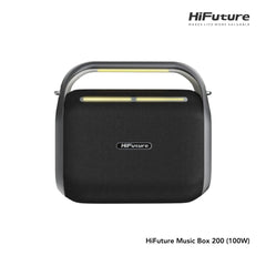 HiFuture - Music Box 200 Bluetooth Wireless Speaker ( 100W ) - Black