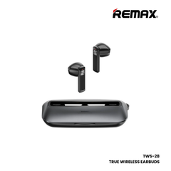 REMAX TWS-28 Wireless Bluetooth Earbuds - Grey