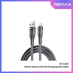 REMAX - RC-C137i Bintrai Series USB to Lightning Fast Charging Data Cable (2.4A) - Black