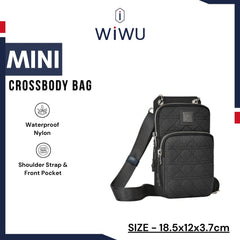WIWU - Mini Crossbody Bag - Black