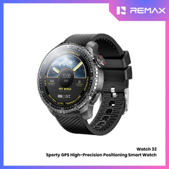 REMAX - Watch 32 Sporty GPS high-precision Positioning Smart Watch - Tarnish