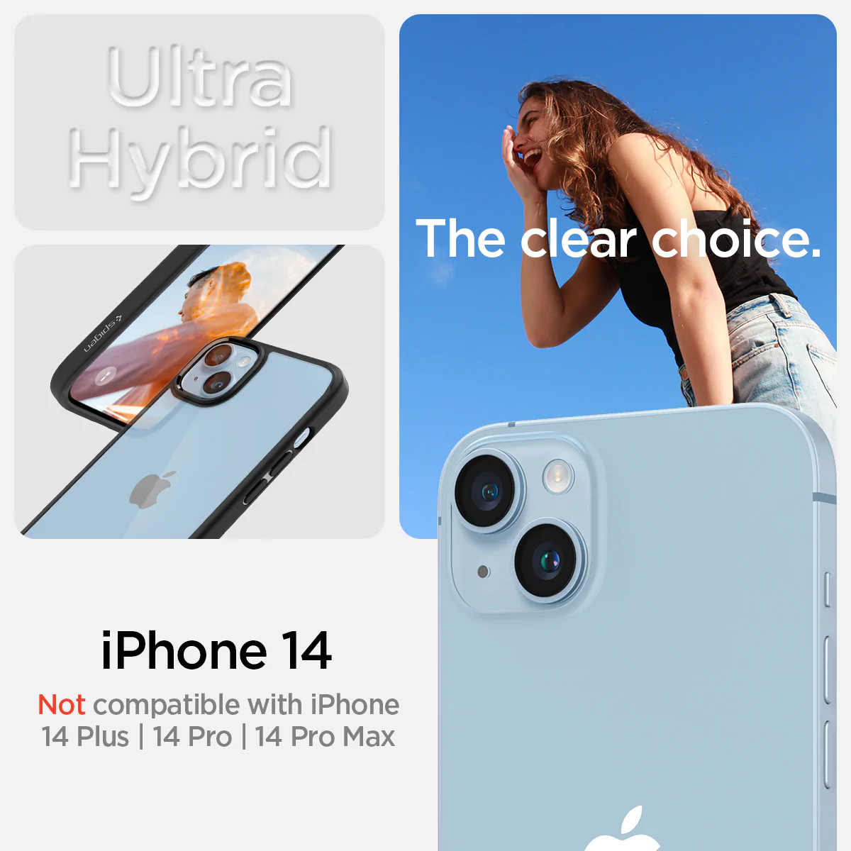 Spigen iPhone 14 Ultra Hybrid Series-Navy Blue