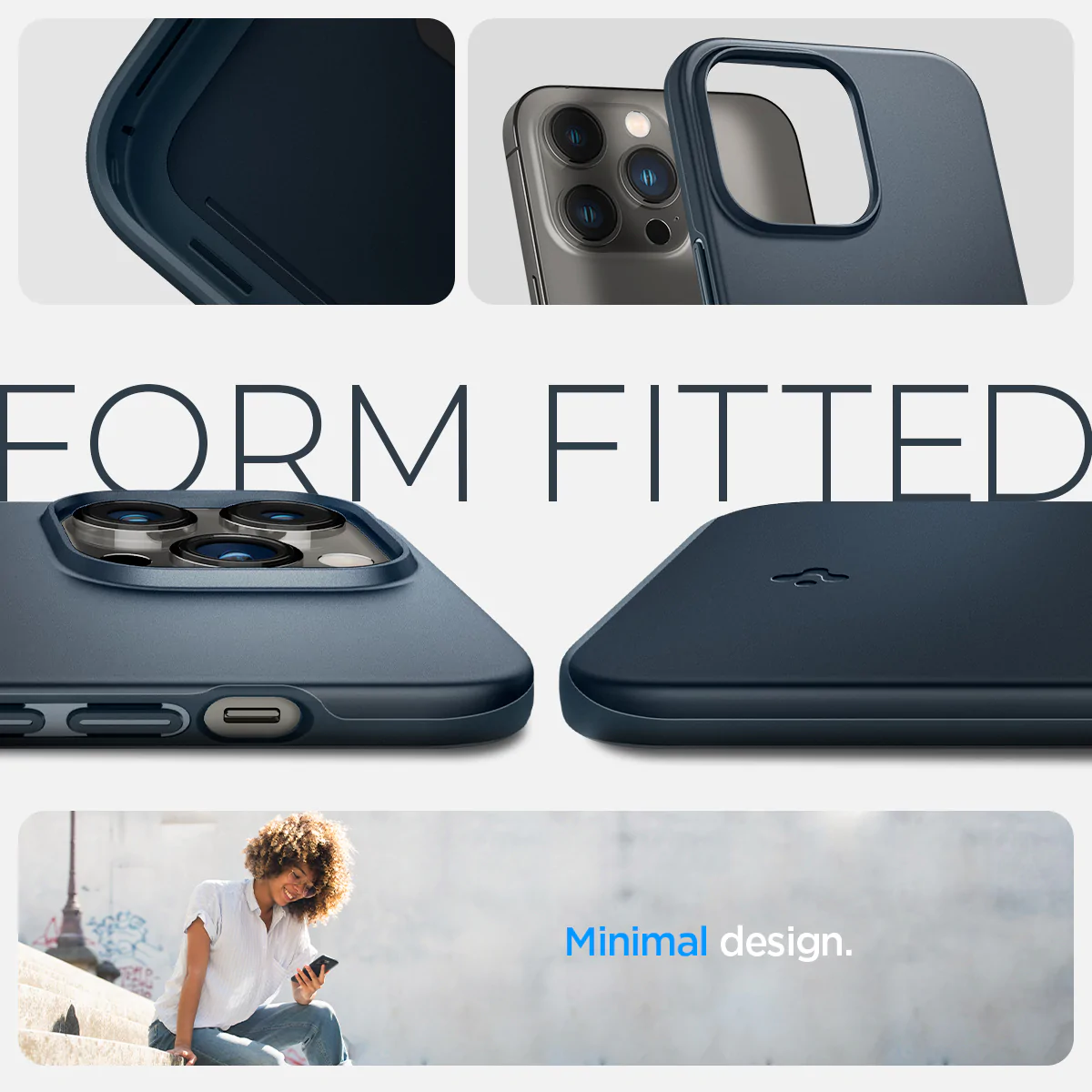 Spigen iPhone 14 Pro Max Thinfit Series-Metal Slate