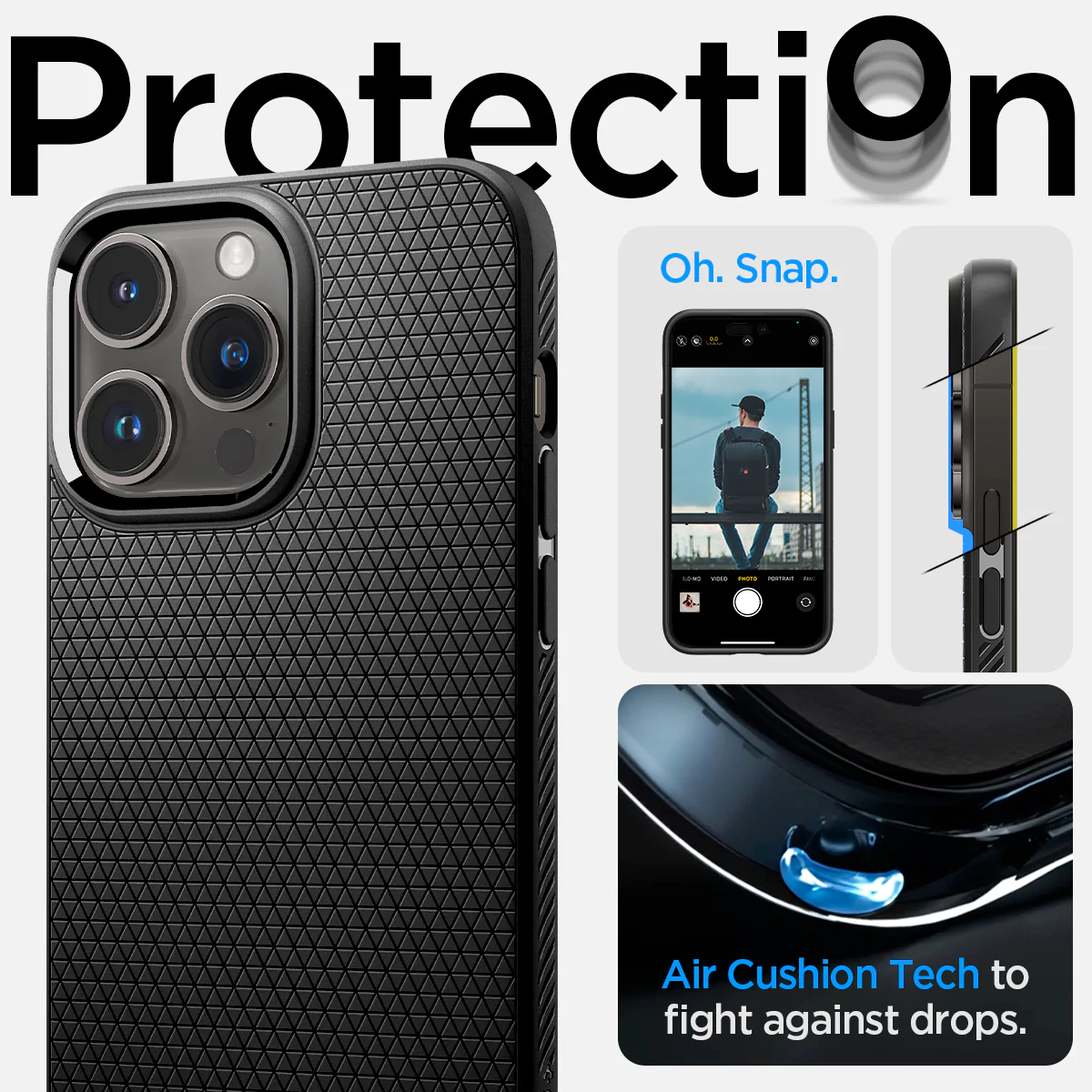 Spigen iPhone 14 Pro Liquid Air Series-Navy Blue