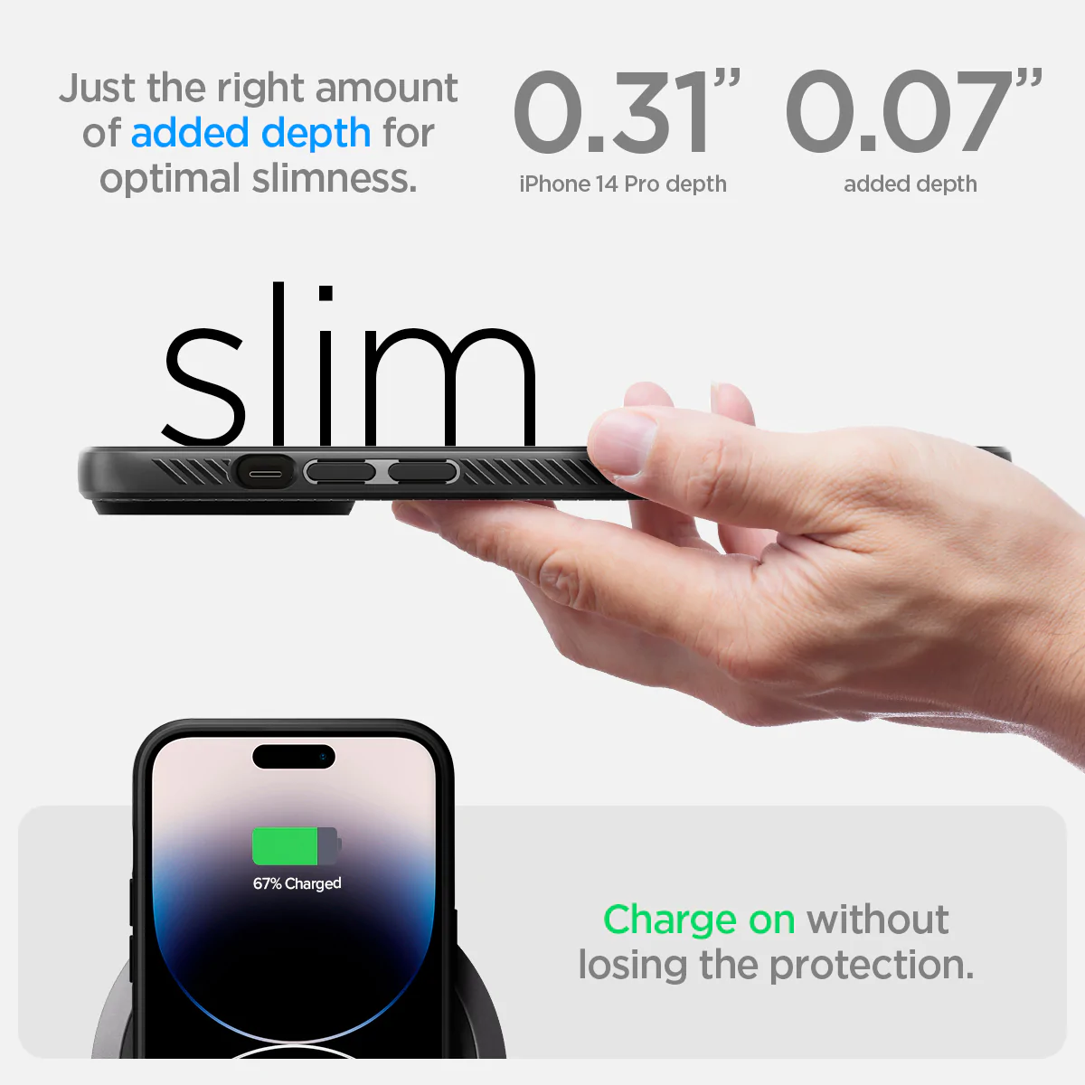 Spigen iPhone 14 Pro Liquid Air Series-Matte Black
