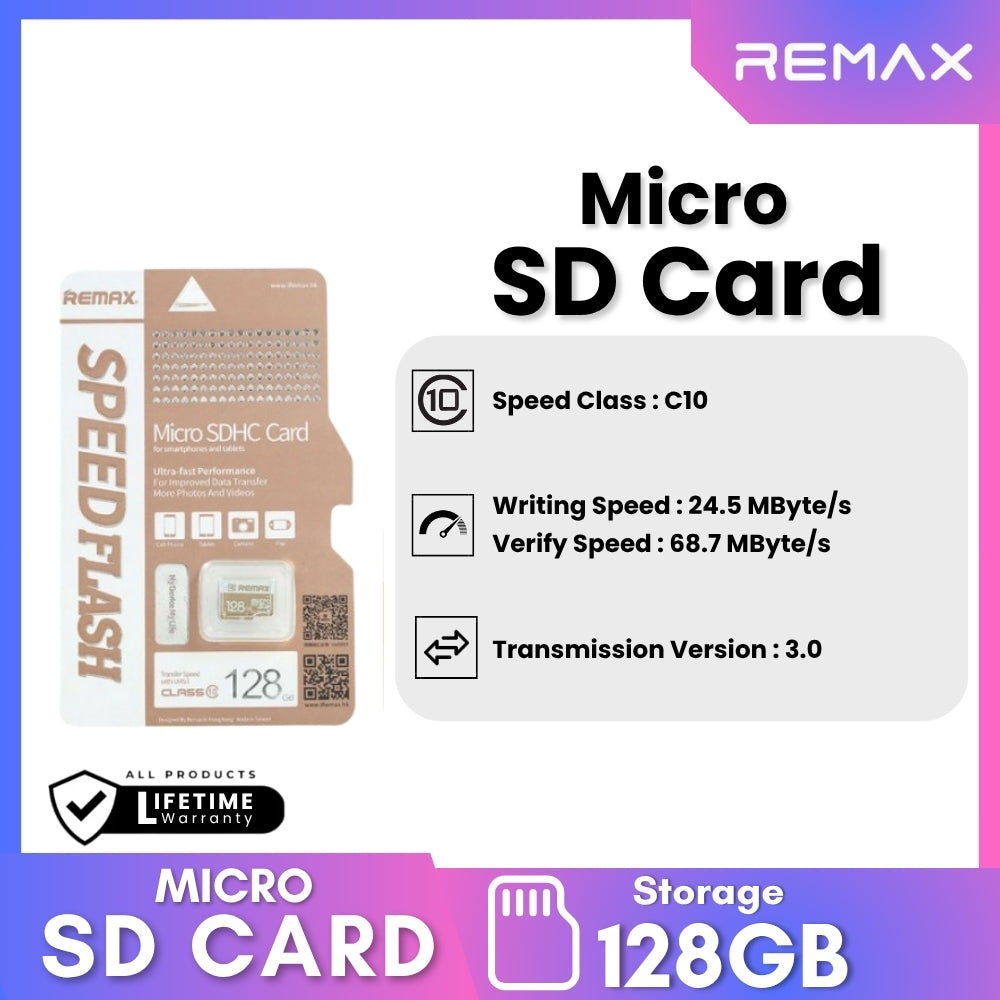 REMAX - Micro SD Card (128GB)