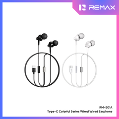 REMAX - RM-501A Type-C Wired Earphone - White